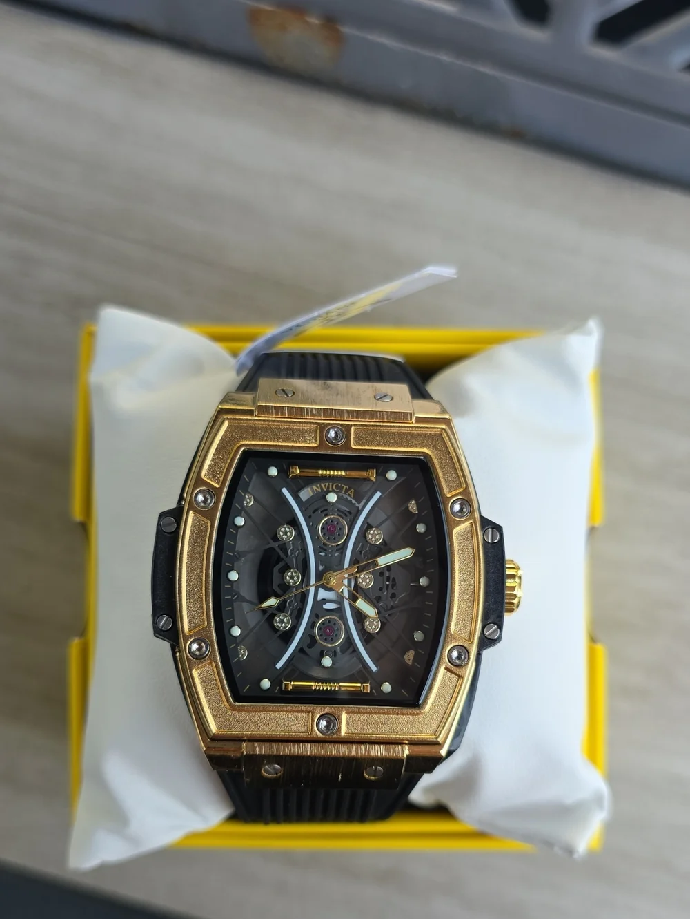 469. Invicta S1 Rally I (Model 69845) Black And Gold